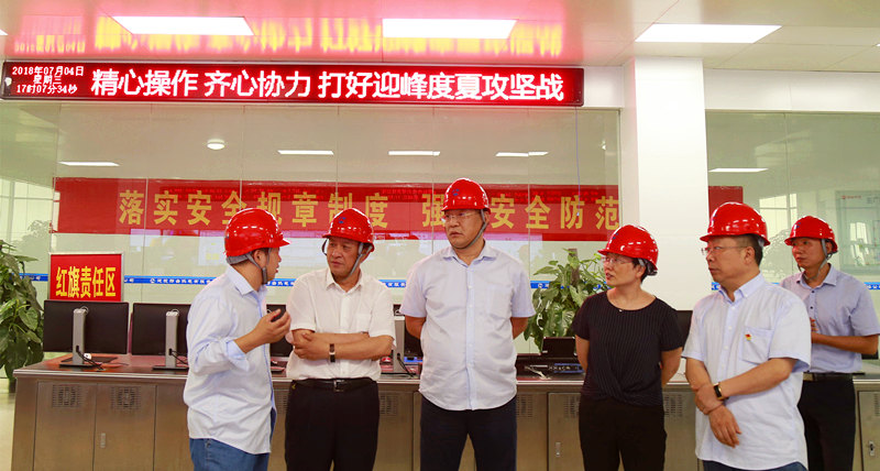 省發(fā)改委電力辦領(lǐng)導蒞臨邢臺熱電公司指導工作